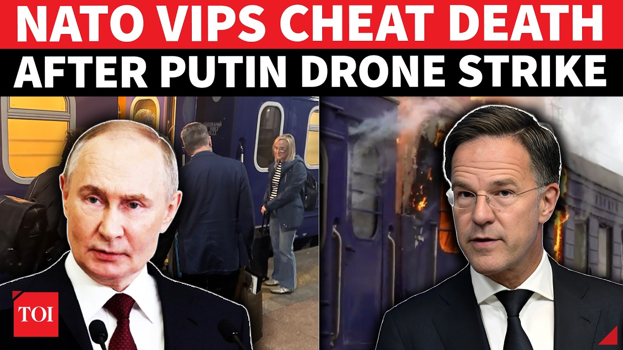 &lsquo;PUTIN&rsquo;S DRONE HITS UKRAINE VIP ROUTE&rsquo;: Boris Johnson, Merz Aide Escape NATO Train; Zelensky Alarmed