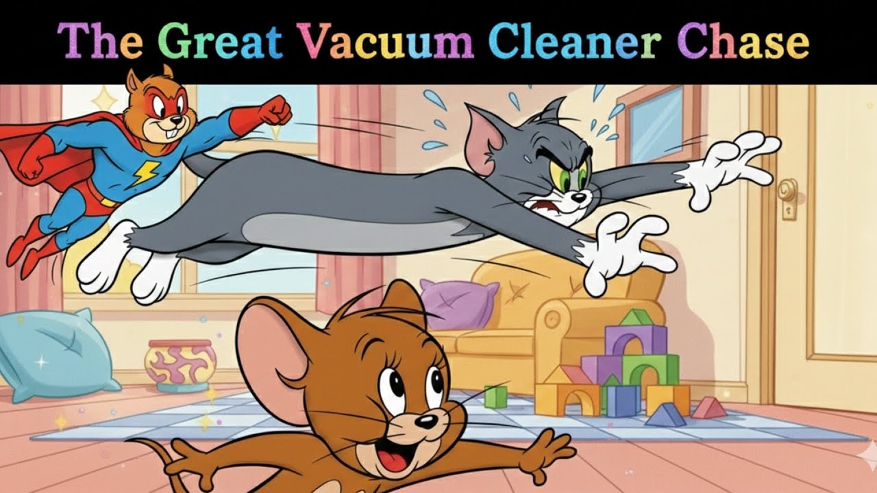 Tom & Jerry The Greate Vaccum Clean Chase #cute #entertaininganimals #fummymemes #dancingcat