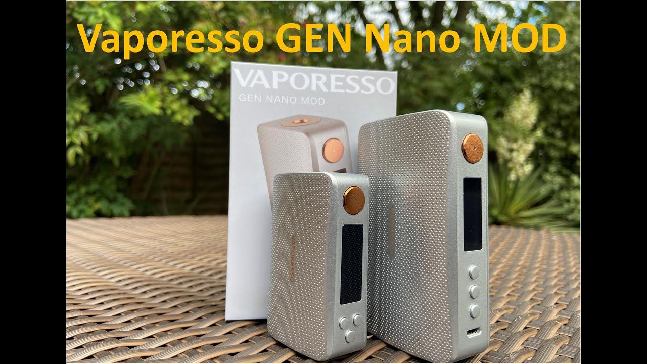 Vaporesso GEN Nano Mod | Axon chip | GEN little brother & just as brilliant | perfect for MTL RTA&rsquo;s.