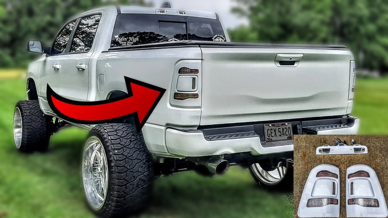 Custom Color Matching 5TH GEN RAM 1500 TAIL LIGHTS!