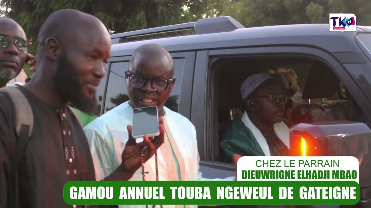 CEREMONIE GAMOU NGEWEUL TOUBA GATEIGNE .... DÉPART ET DISCOURS DU PARRAIN 