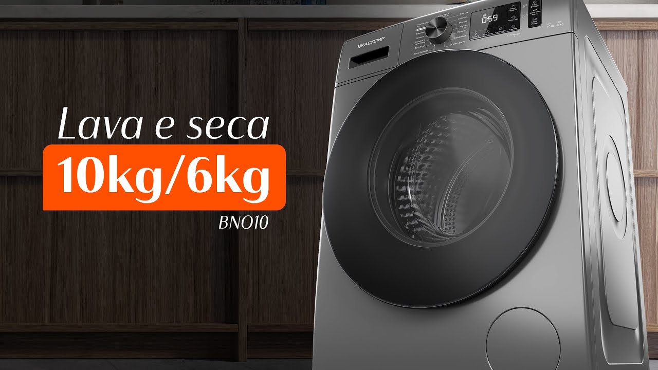 Comercial Brastemp - Lava e seca BNC10 10kg/6kg