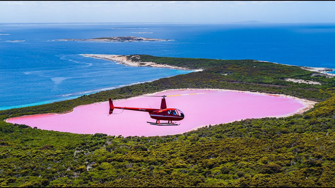 HeliSpirit Esperance - Discover the bubble-gum pink Lake Hillier and stunning Esperance coastline
