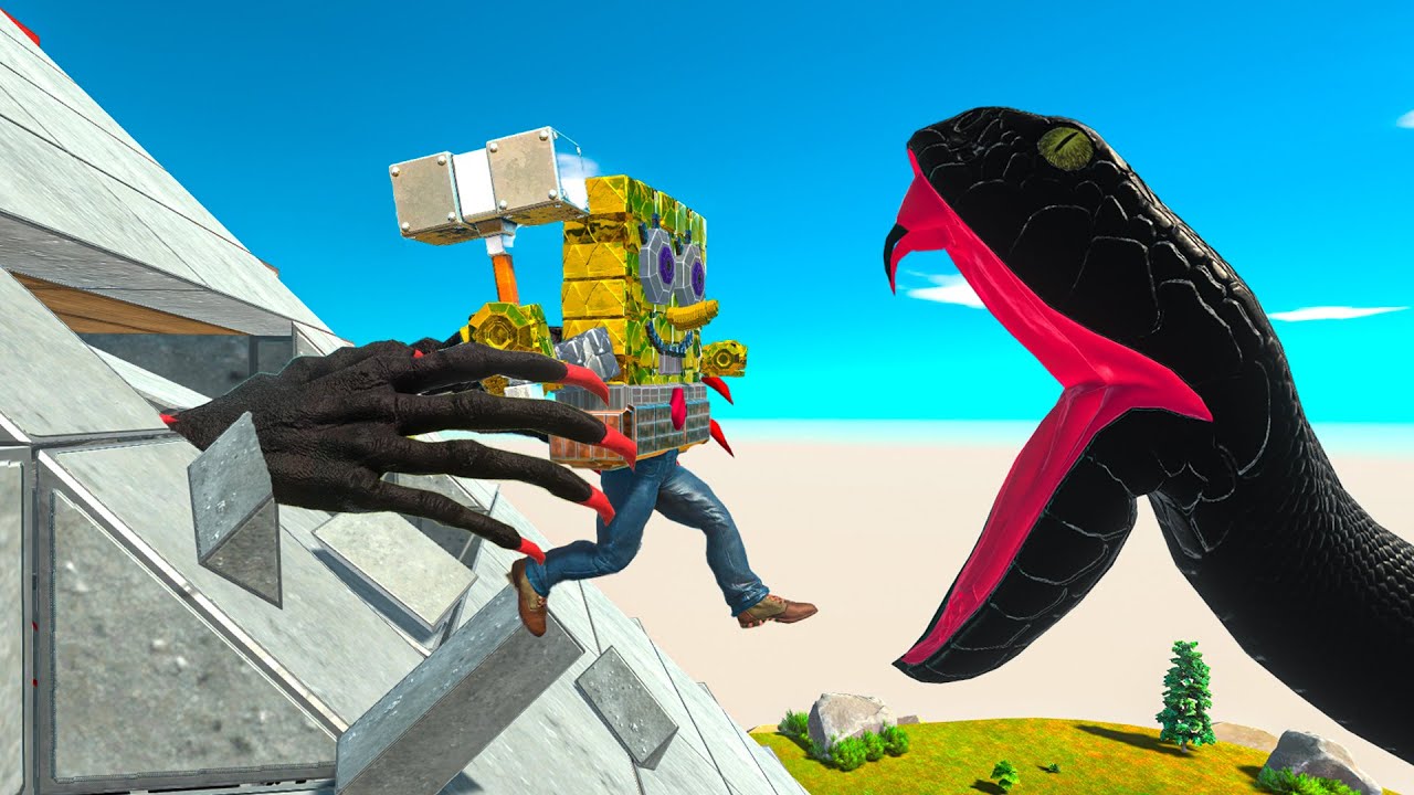 The Surprise Attack of the Scourge & Snake - Animal Revolt Battle Simulator