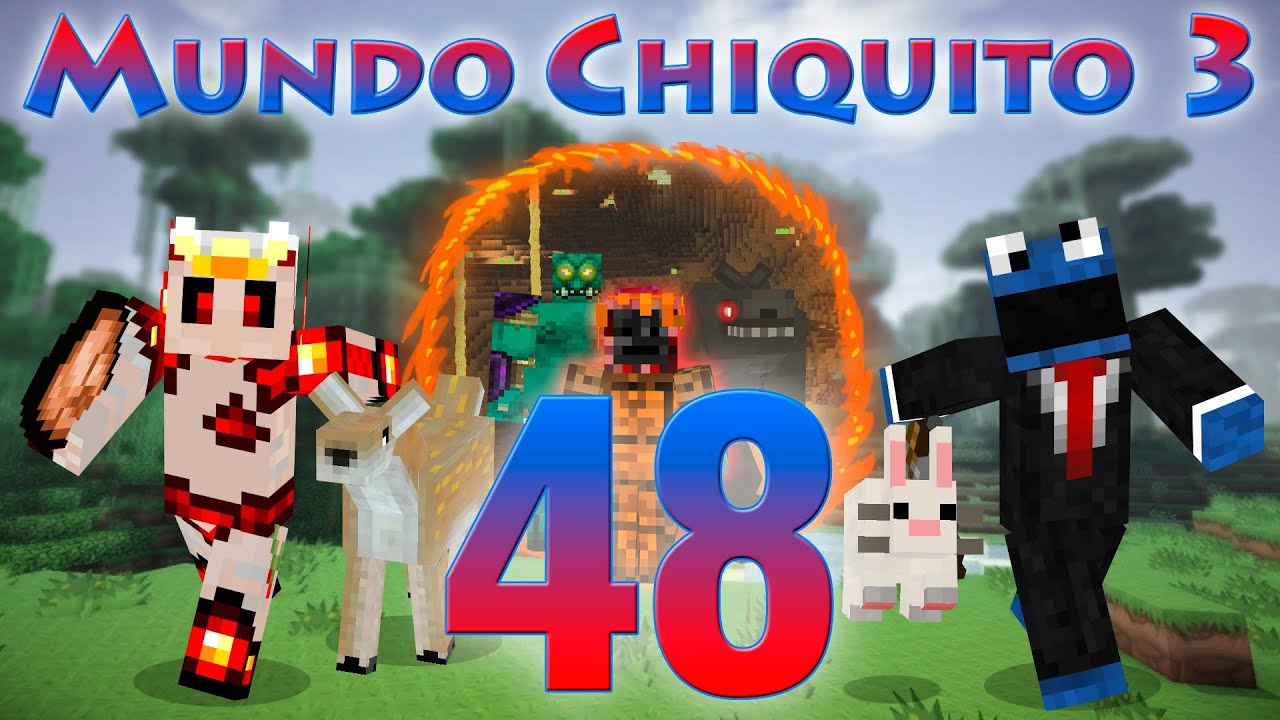 Mundo Chiquito 3 [con MODS] - Ep. 48 - Trampa de Mobs estilo Portal