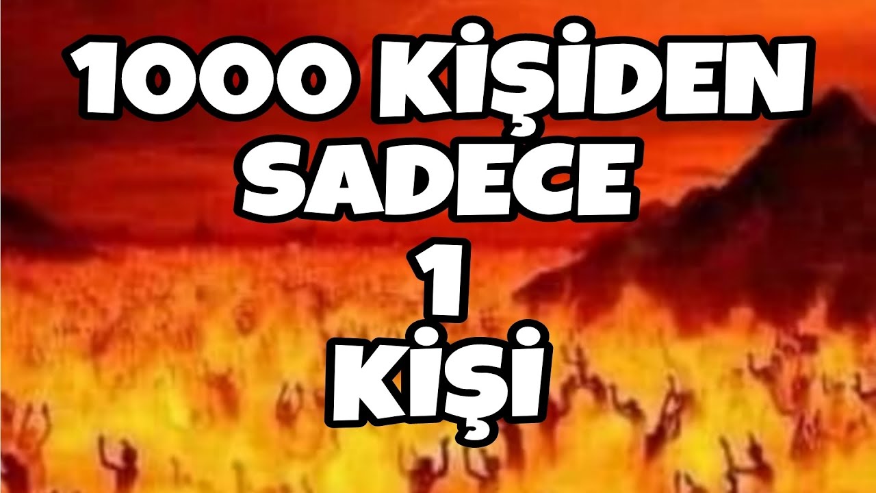 CEHENNEM Mİ , CENNET Mİ DAHA KALABALIK ? İlyas Hoca.
