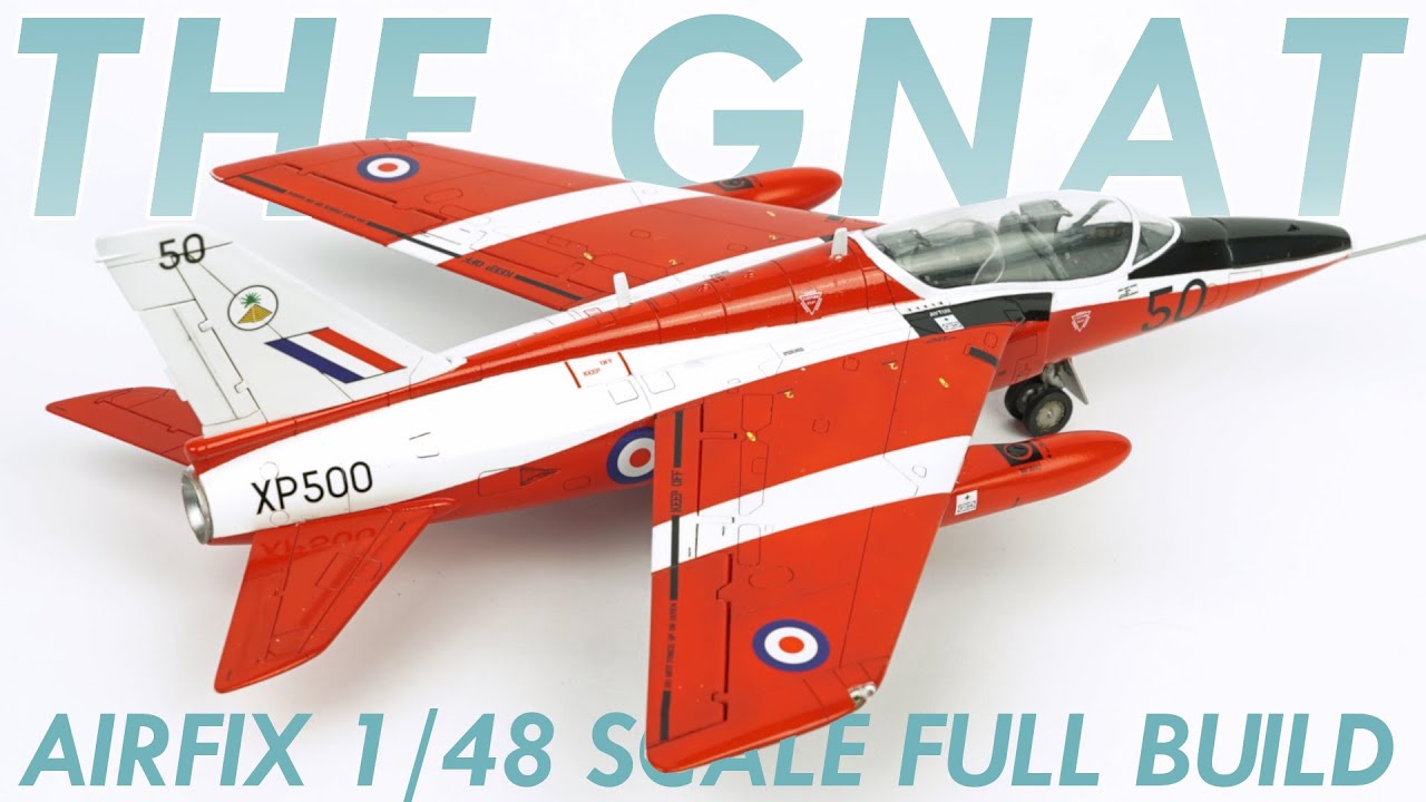 Вы ОБЯЗАТЕЛЬНО должны попробовать этот набор! Folland Gnat T.1 от Airfix в масштабе 1/48 | Полная...