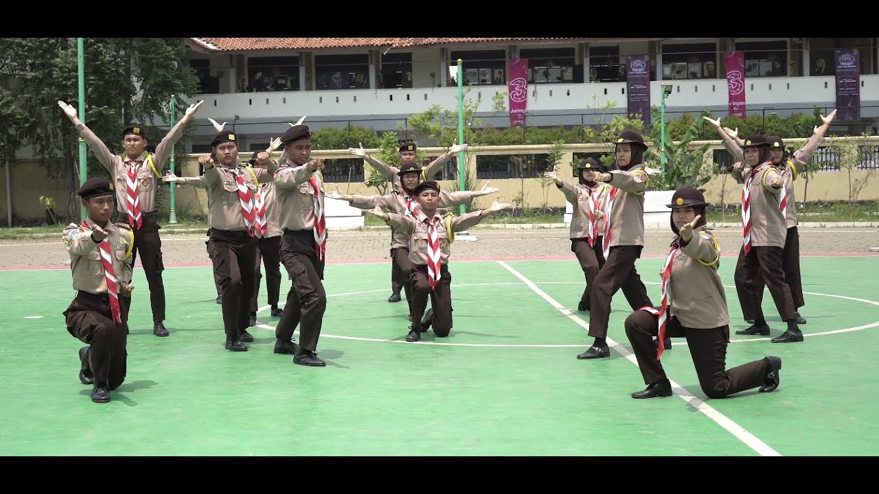 Lomba PBB Variasi Formasi Pangkalan MAN 2 Kabupaten Tangerang @DirektoratKSKKMadrasah