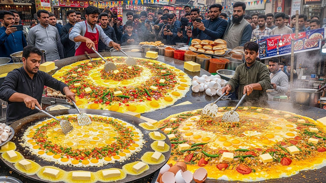 Popular Street Food Collection 2025 | Insane Pakistani Food Factory Compilation