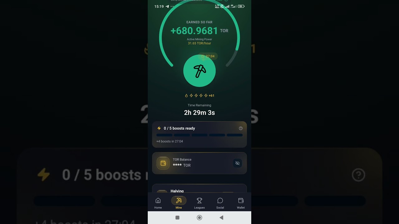 The Torium Network Mining Dashboard Made Easy