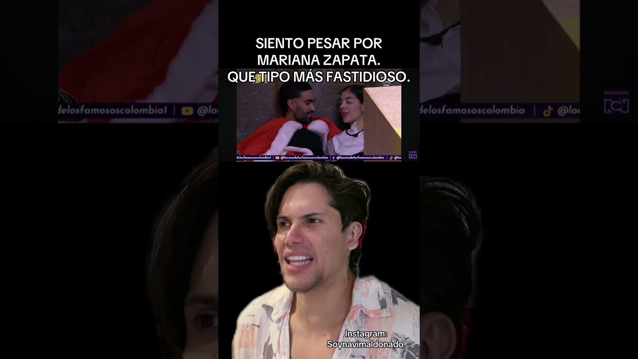 Siento pesar por #marianazapata honestamente!