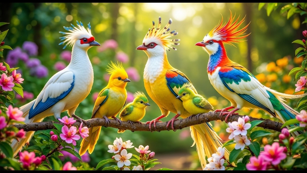 🎼 Piano, Birds and Water Sounds - Calm Your Mind and Sleep Better Tonight for Better Mood 🌸🕊️🍃