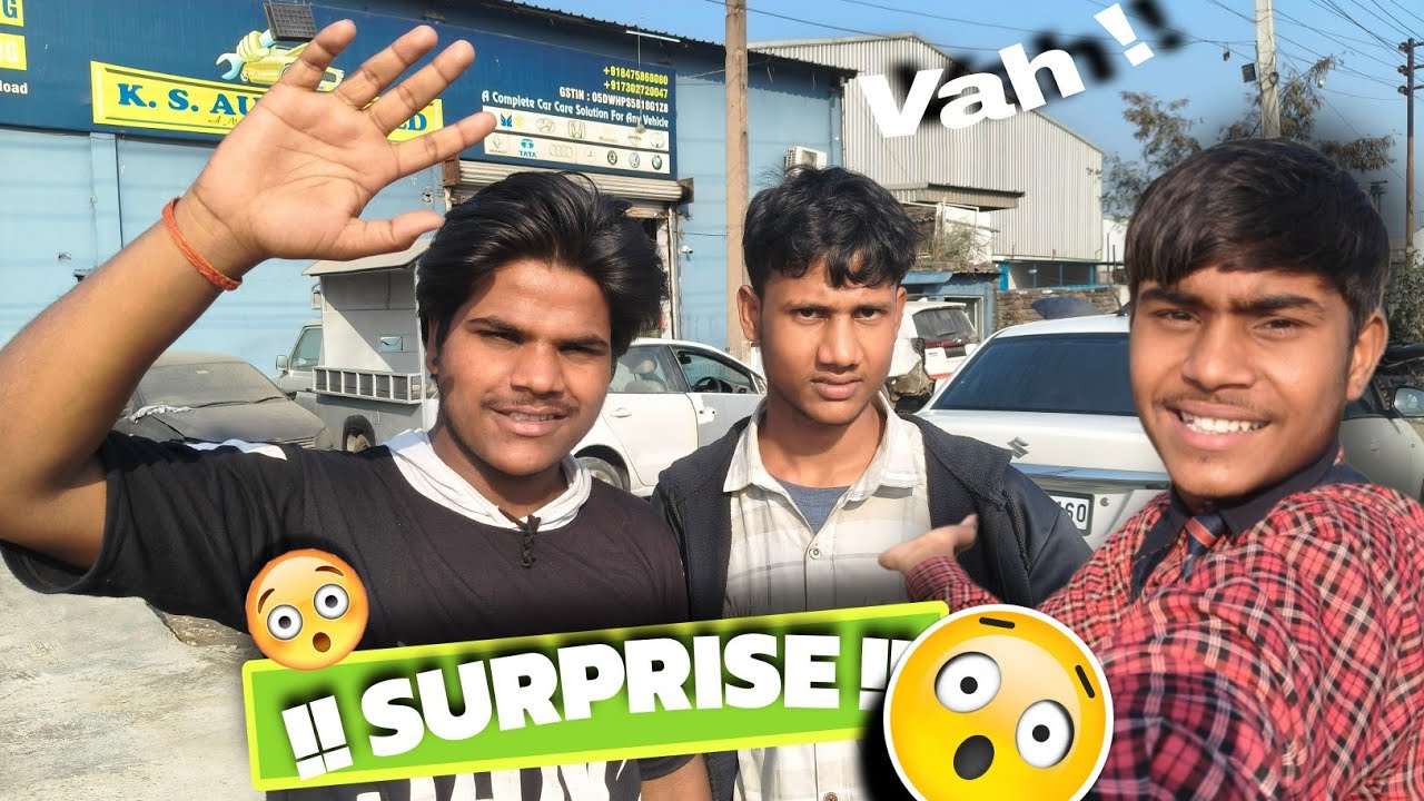 Nanhe Or Vipin Ne Mujhe Kiya School Mai Aaker Surprise. | I Am So Happy 😊😅