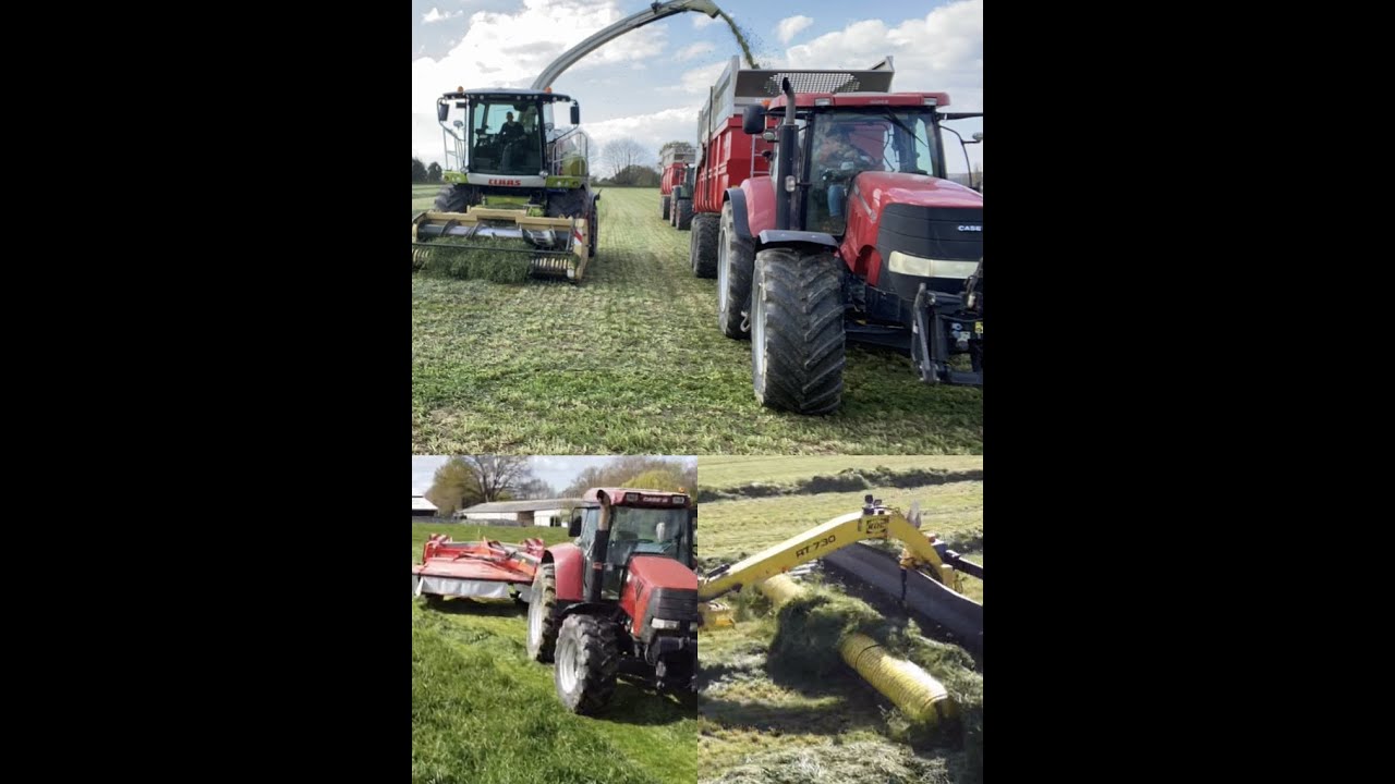 fauchage, andainage et ensilage d'herbe 2021