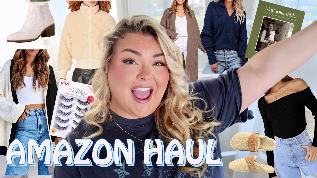 AMAZON HAUL + ПРИМЕРКА МОДНОЙ ОДЕЖДЫ БОЛЬШИХ РАЗМЕРОВ!