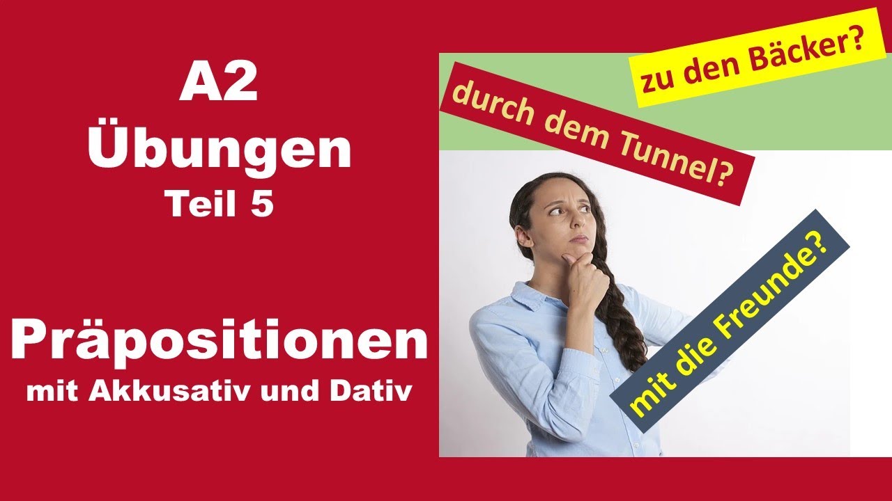 Mit diesen Präpositionen findet ihr sofort den richtigen Fall (Deutsch A2)