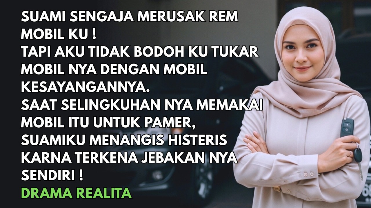 Suamiku Merusak Rem Mobil agar aku kecelakaan dan asuransi nya dia pakai untuk menikahi wanita lain