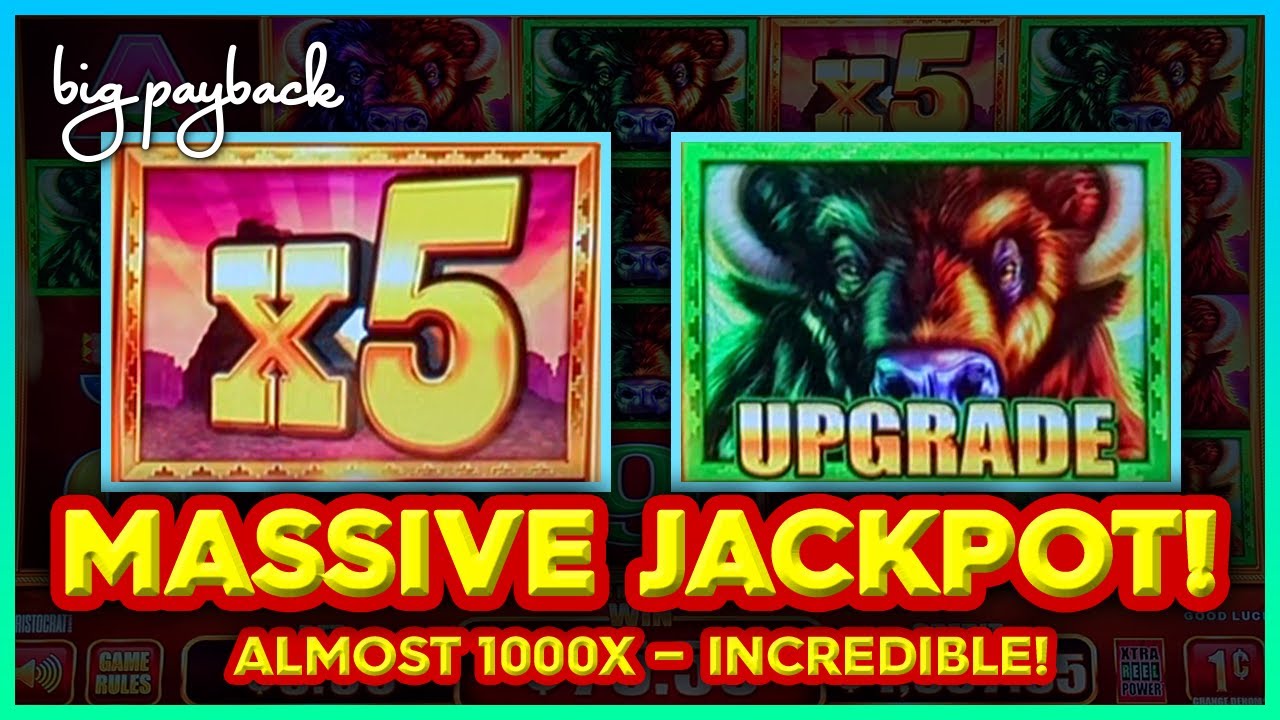 MASSIVE JACKPOT!!! Coin Trio Buffalo Slots - MEGA FEATURE & MORE!