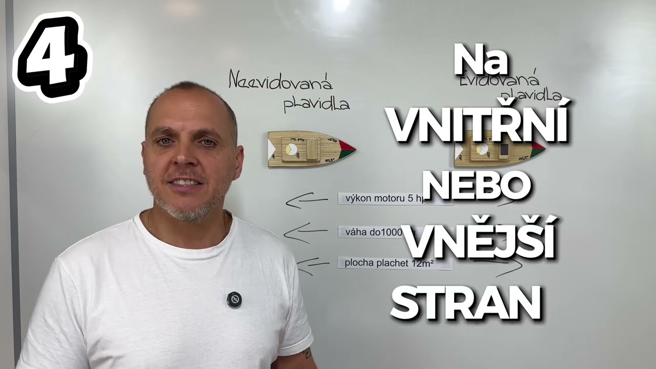 8. Vůdce malého plavidla - Evidence plavidel. Testové otázky M. VMP