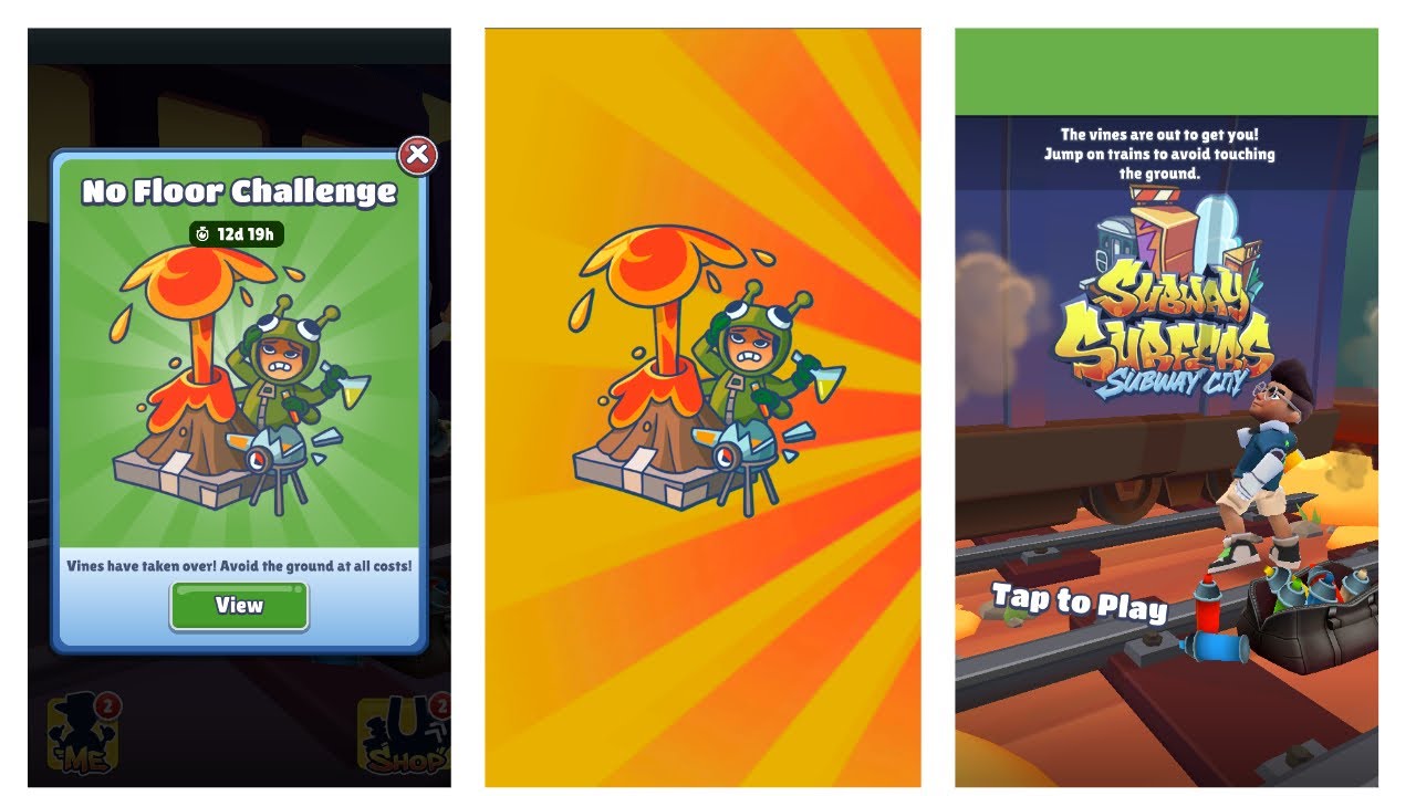 NEW LAVA FLOOR CHALLENGE!! SUBWAY SURFERS NEW UPDATE 3.25.1