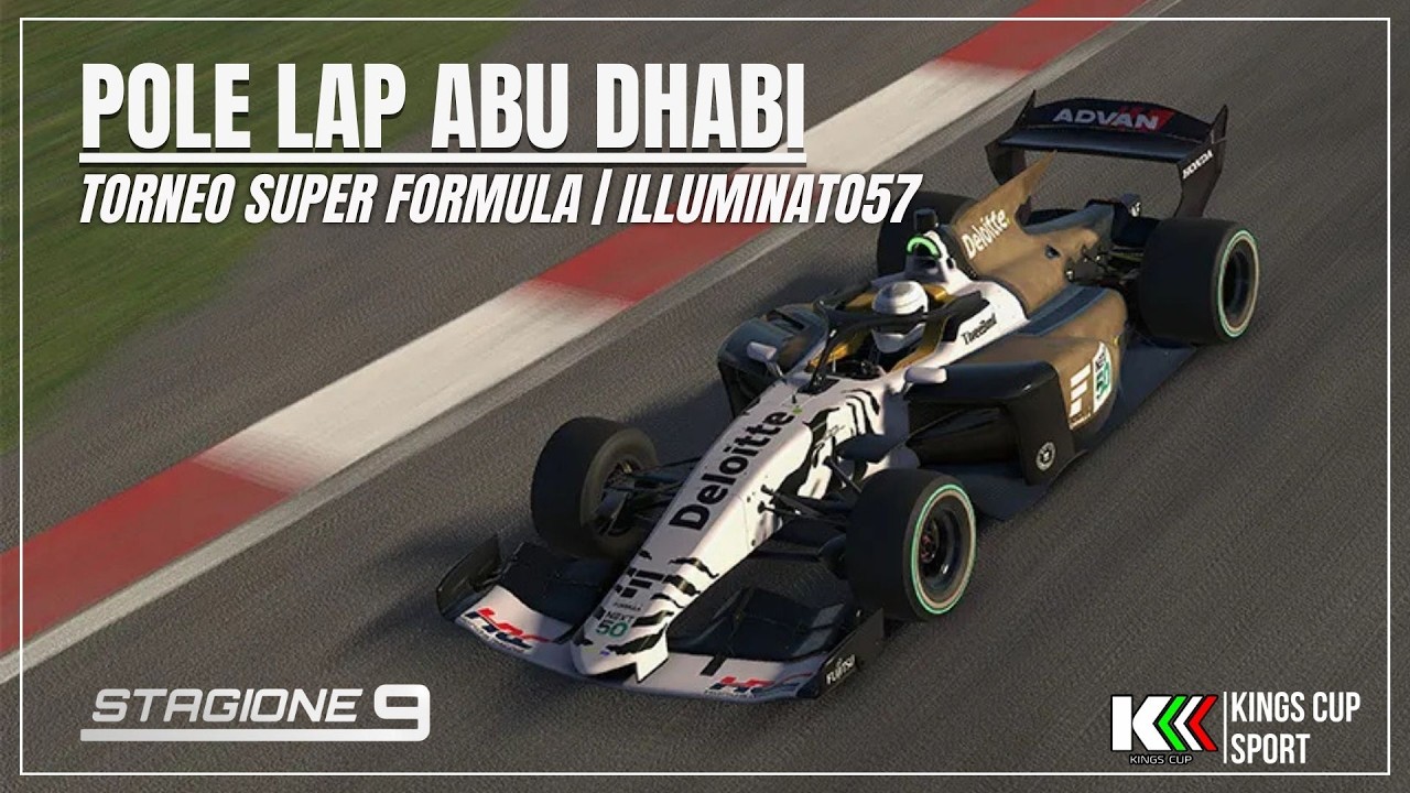 POLE LAP ABU DHABI TORNEO SUPER FORMULA | GT7 KINGS CUP SPORT