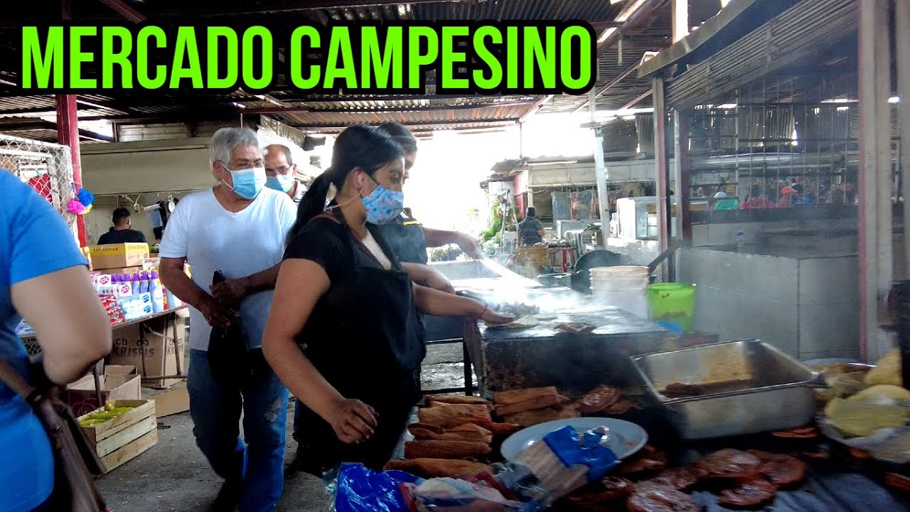 MERCADO CAMPESINO en Monterrey Mexico Walking Tour (4k) | Así luce | 2022