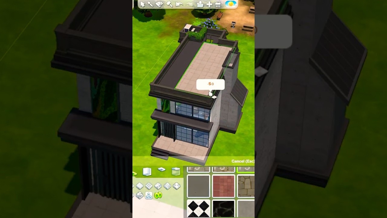 Finishing off the loft exterior! #ts4speedbuild #sims4build #thesims4