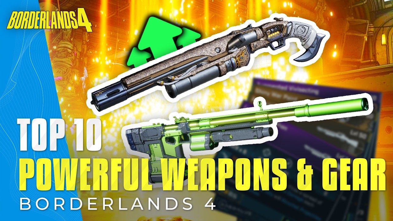 Borderlands 4: 10 лучших легендарных и эпических оружий на данный момент