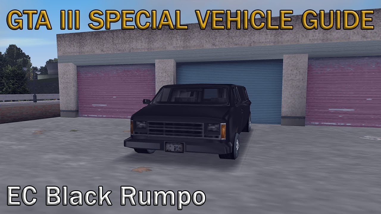 GTA III Special Vehicles: EC Black Rumpo