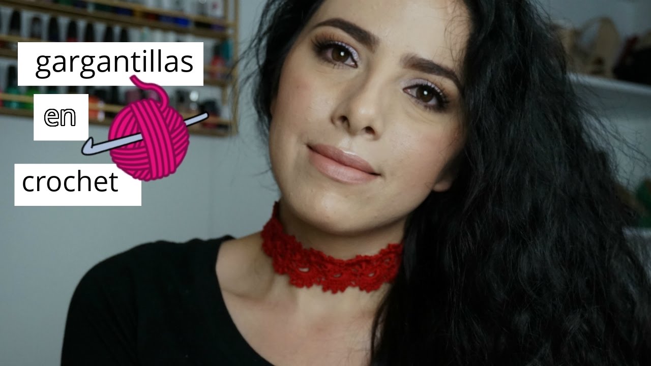 gargantillas😍 en gancho/  😘chokers/ diy/💁crochet/crochet chokers