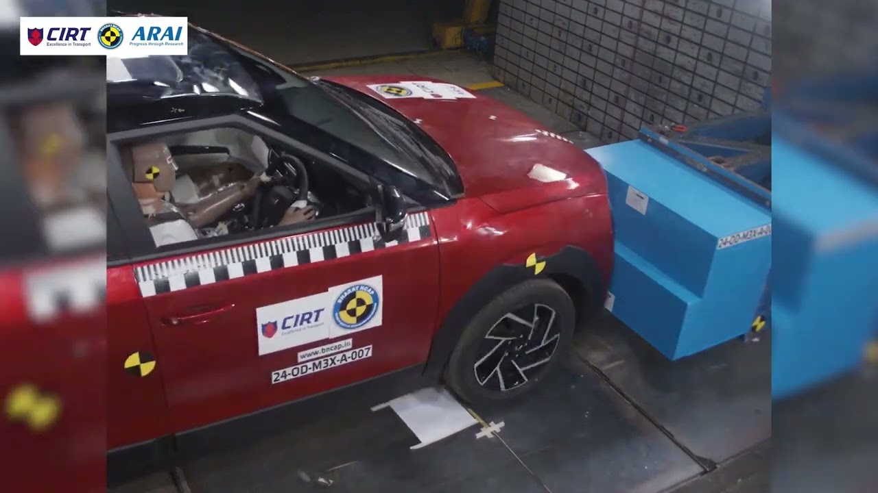 Mahendra Crash Test 2024 - Top Models in sequence with 5 star safety