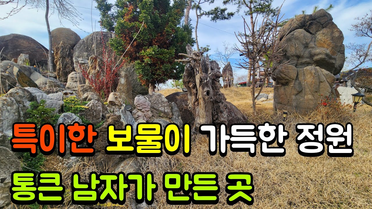 특이한 보물이 가득한 정원을 만든 통큰 남자 #정원 #여행 #조경 #건강 #돈 #중년 #카페 #힐링 