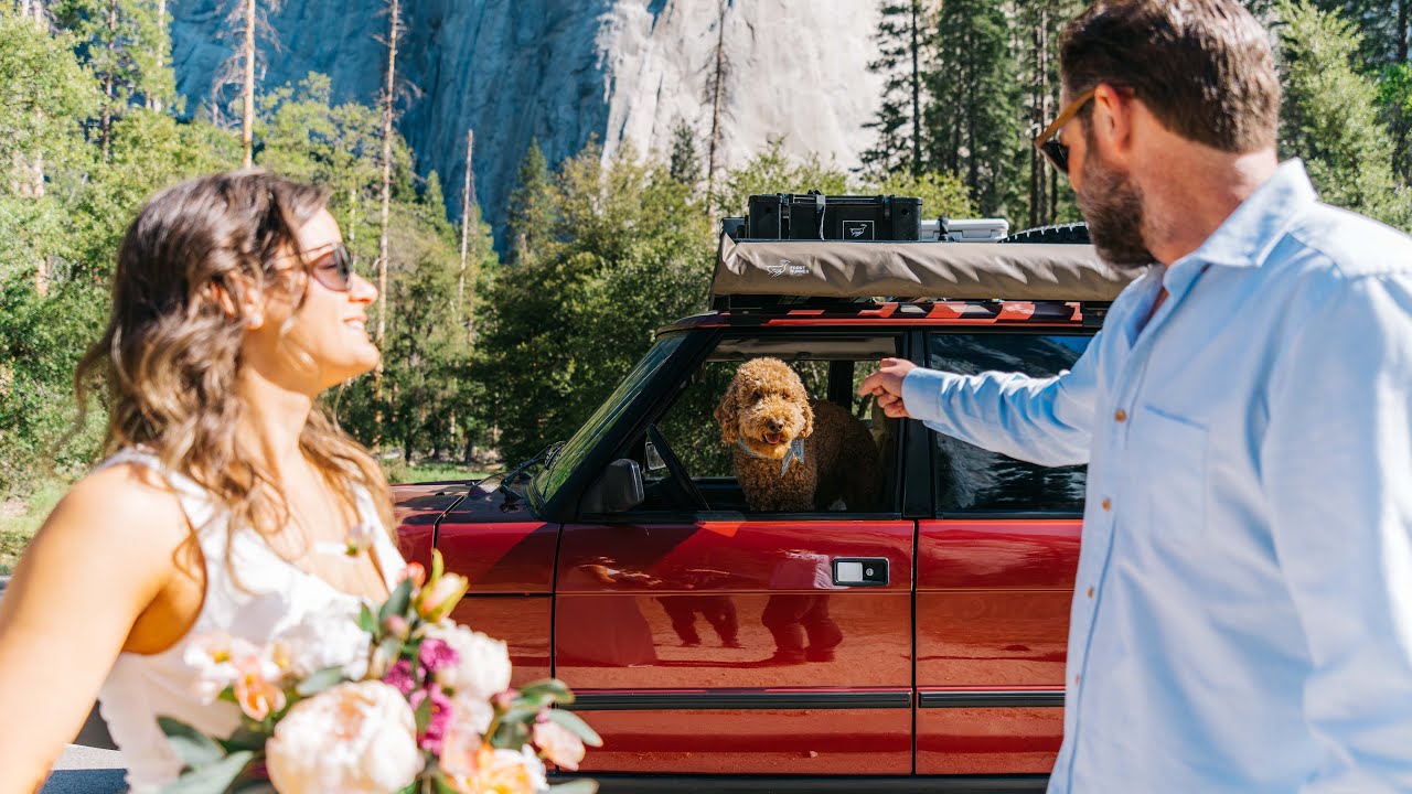 They ELOPED in a RANGE ROVER CLASSIC!!