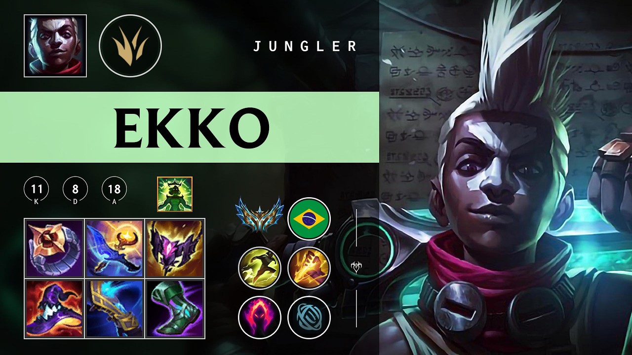 Ekko Jungle vs Xin Zhao - BR Challenger Patch 26.04
