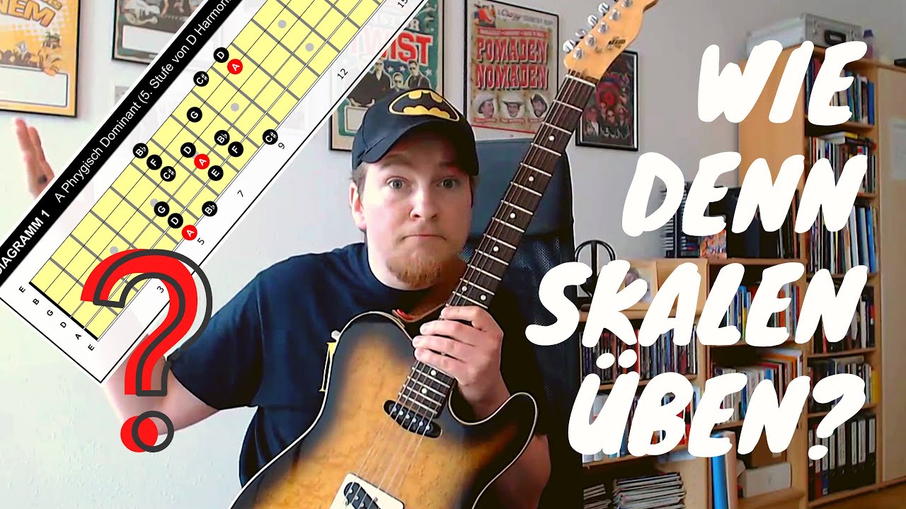 Wie Tonleitern üben? | Welche Skalen lernen & welche Tonleiterübungen? | Skype Gitarrenunterricht