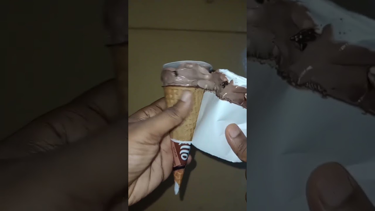 Kwality Walls Double Chocolate Cornetto #shorts #kwalitywalls