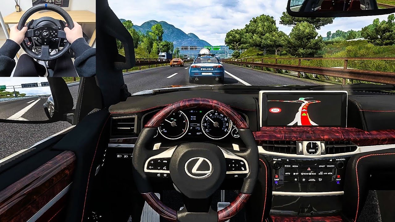 2021 Lexus LX570 Super Sport - Euro Truck Simulator 2 [Steering Wheel Gameplay]