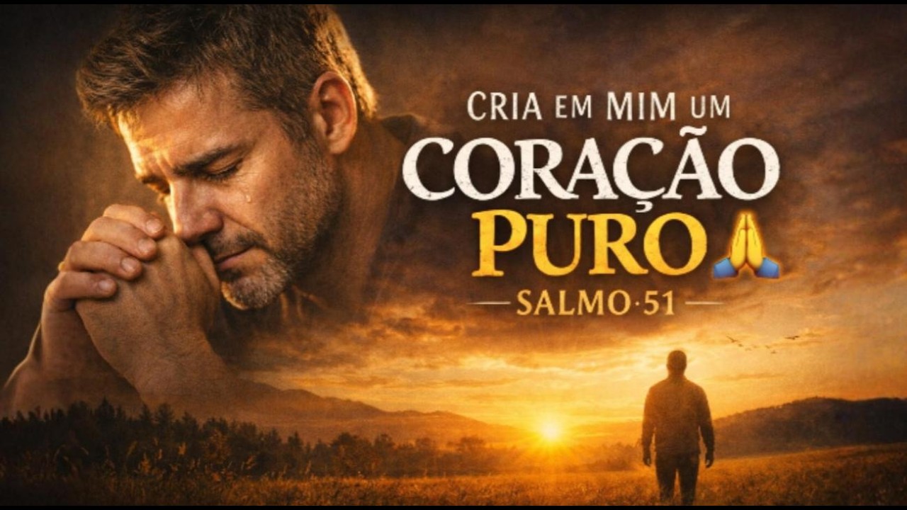 CRIA EM MIM UM CORAÇÃO PURO 🙏 | SALMO 51 Cantado
