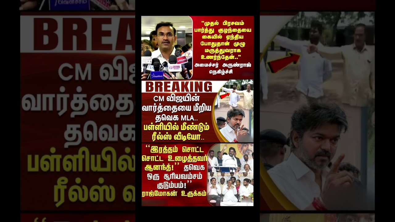 Daily political news update || #tvk #dmk #vijay #bjp #breakingnews #election