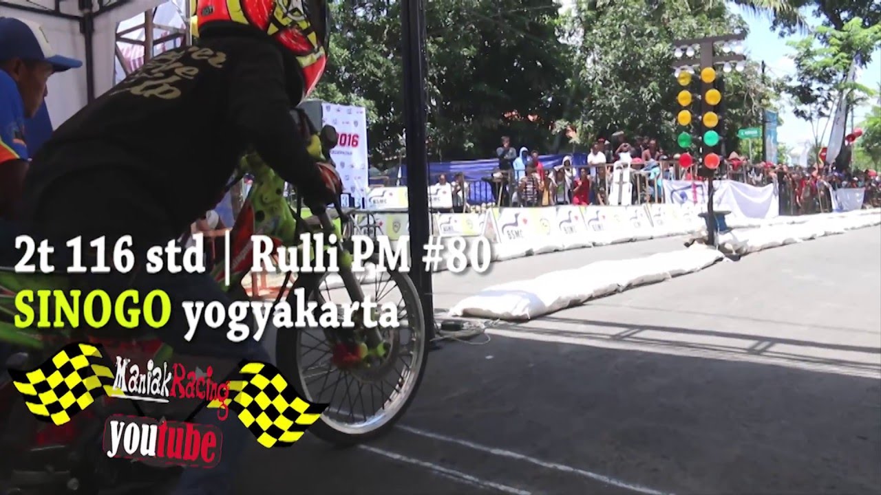 SINOGO RACING jawara 2T 116 std Drag bike purworejo 2016 joki Rully PM & febry jenglot