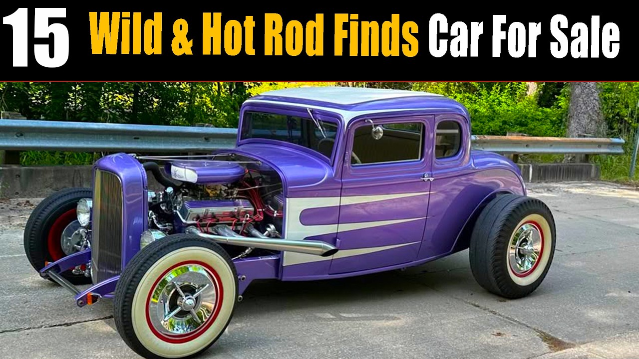 15 невероятных и безумных хот-родов на продажу – самые крутые классические автомобили всех времен!