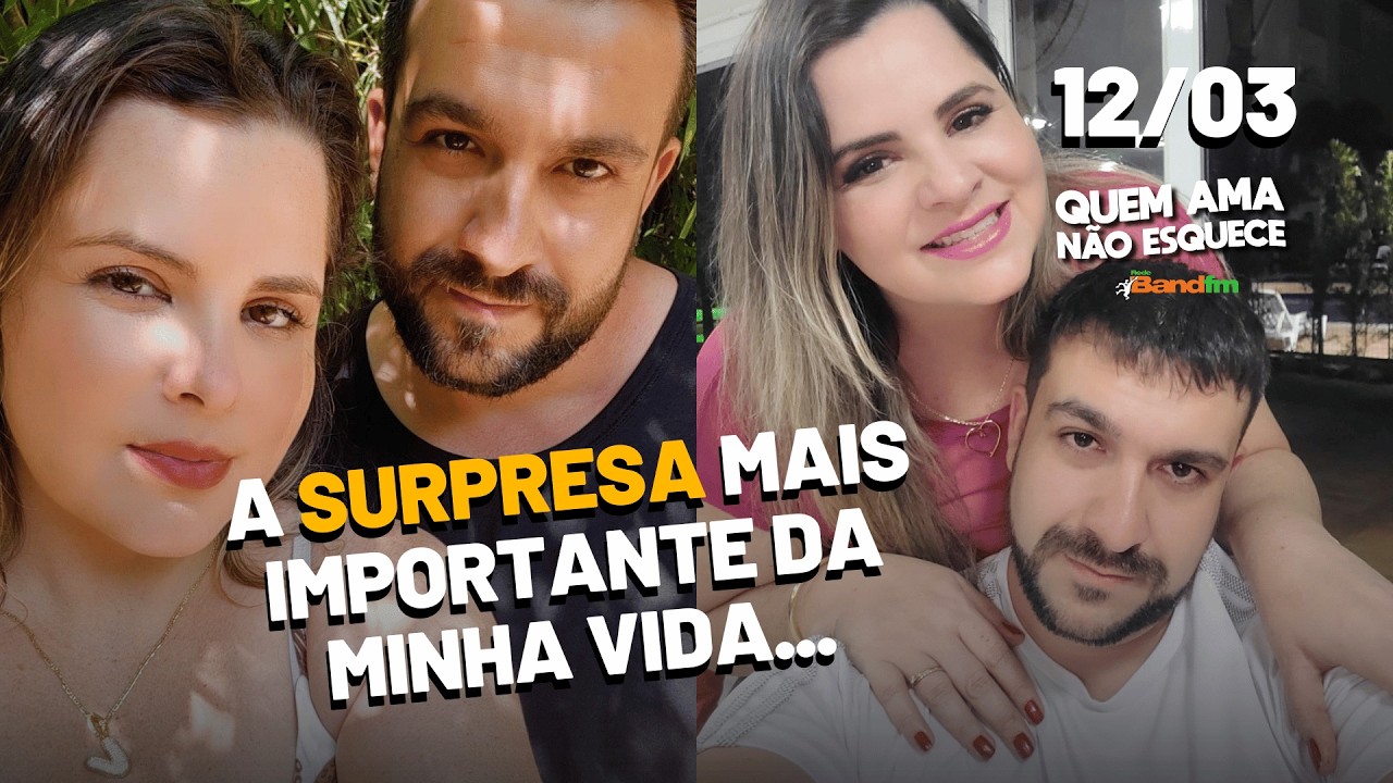 A SURPRESA MAIS IMPORTANTE DA MINHA VIDA | HISTÓRIA DO VINICIUS | QUEM AMA NÃO ESQUECE 12/03/2025
