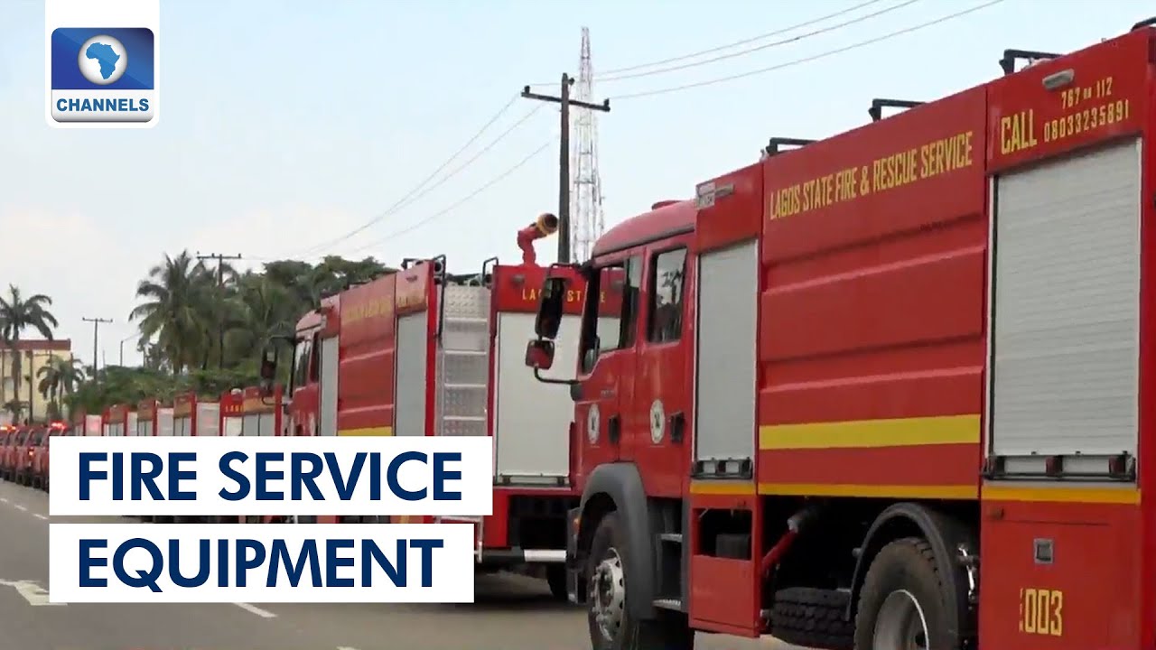 Lagos State Rolls Out 62 Fire Trucks