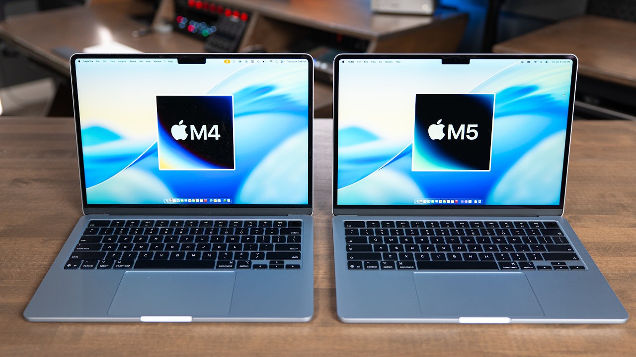 Apple M4 vs M5 MacBook Air: Real World Tests and Comparison