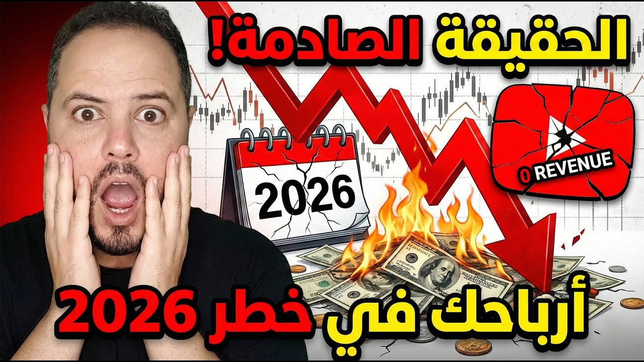 انهيار ارباح يوتيوب في 2026 وما هو الحل البديل؟