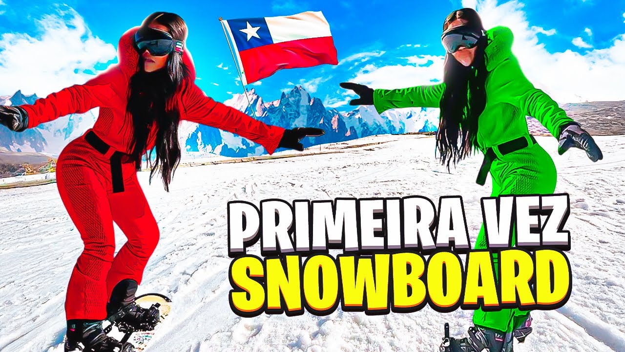 ELES FIZERAM SNOWBOARD PELA PRIMEIRA VEZ!!!