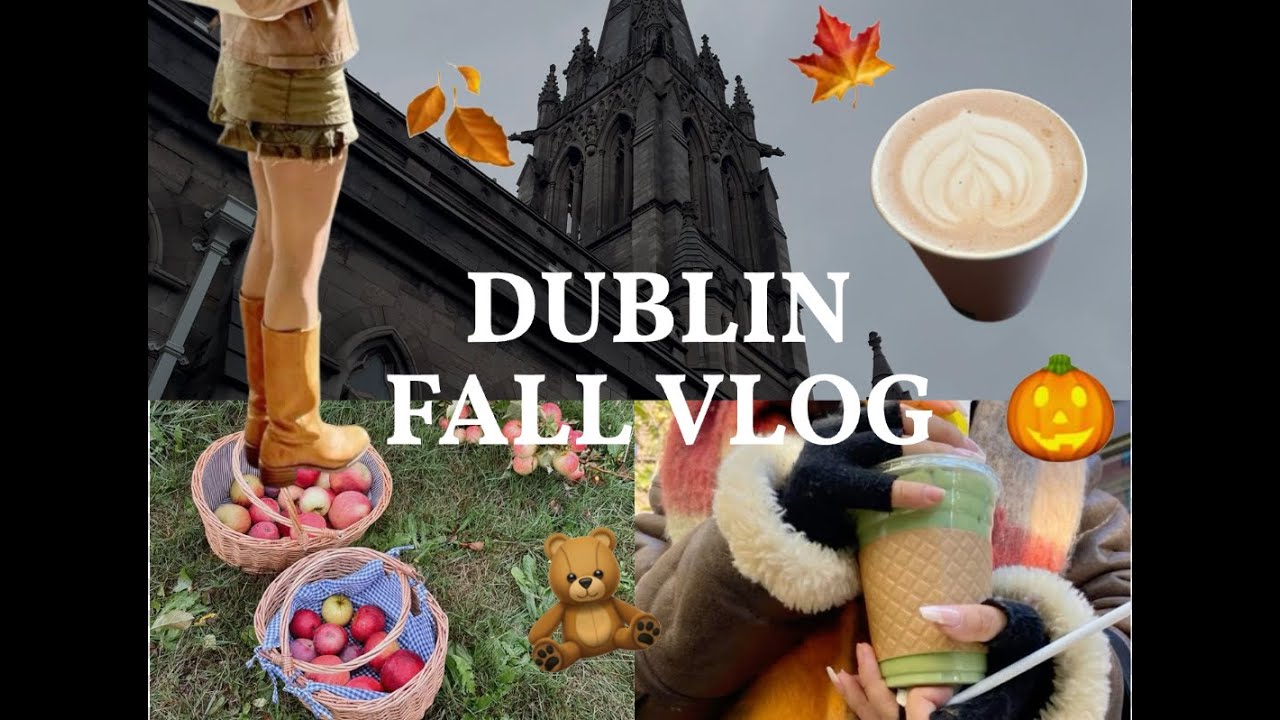 IRELAND FALL VLOG: 🎃 cafes, autumn shopping, living in dublin! 🍁