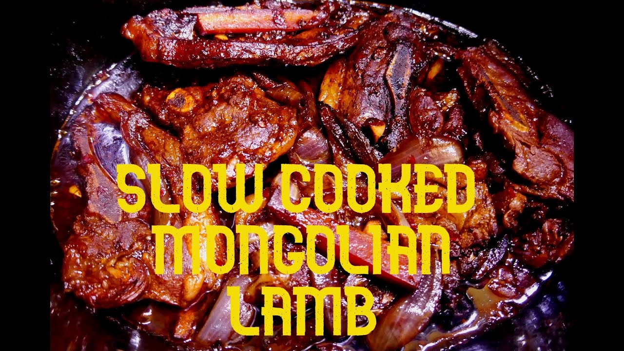 Slow Cooker Mongolian Lamb - Stay At Home Recipe