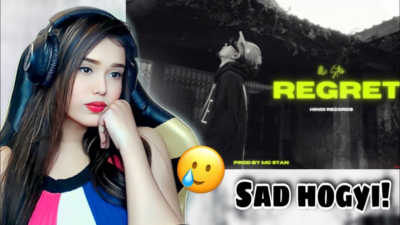 MC STAN - REGRET (Official Music Video) | INSAAN | REACTION VIDEO