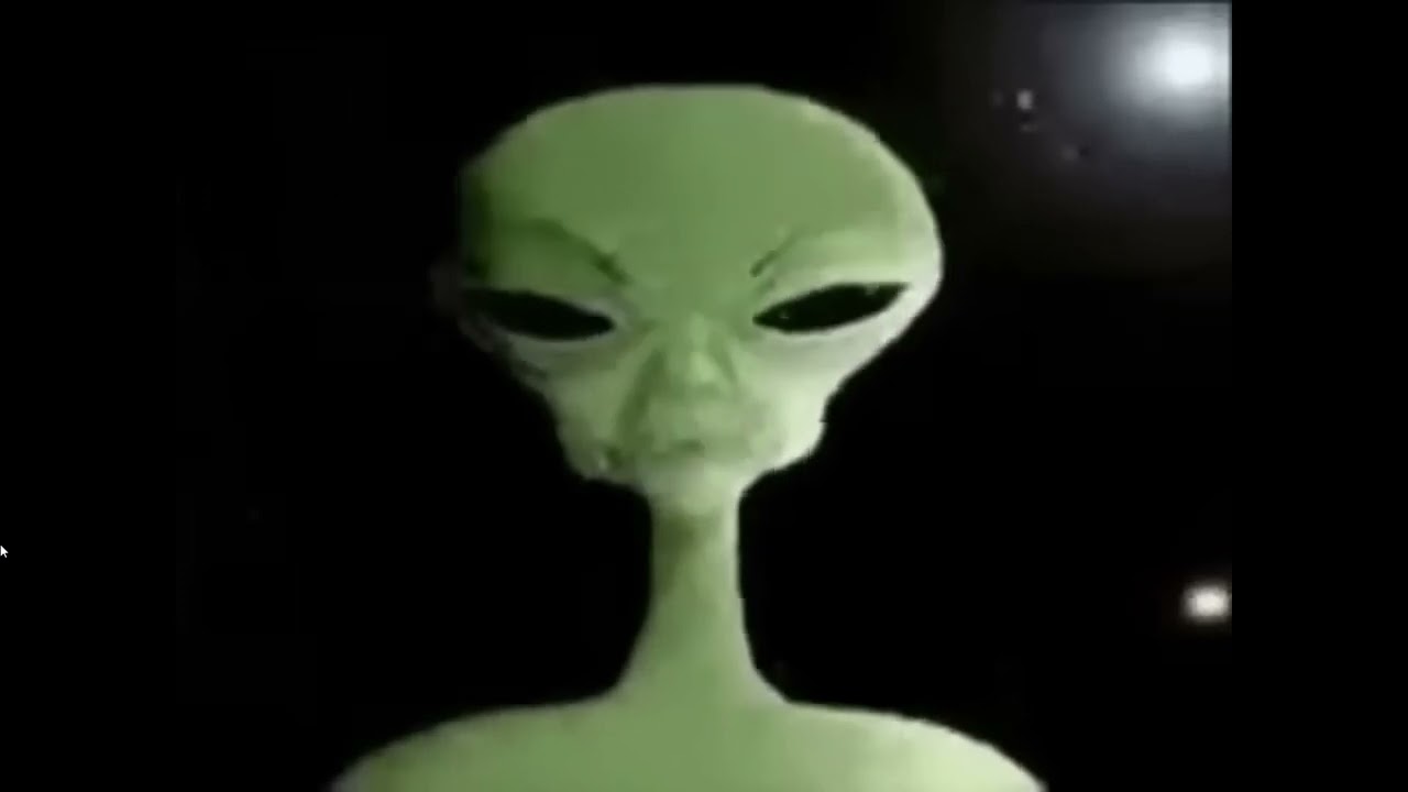Green Alien sings Please Please Please